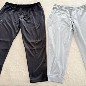 Men’s Under Armour Black and Light Gray Pants size 2XL